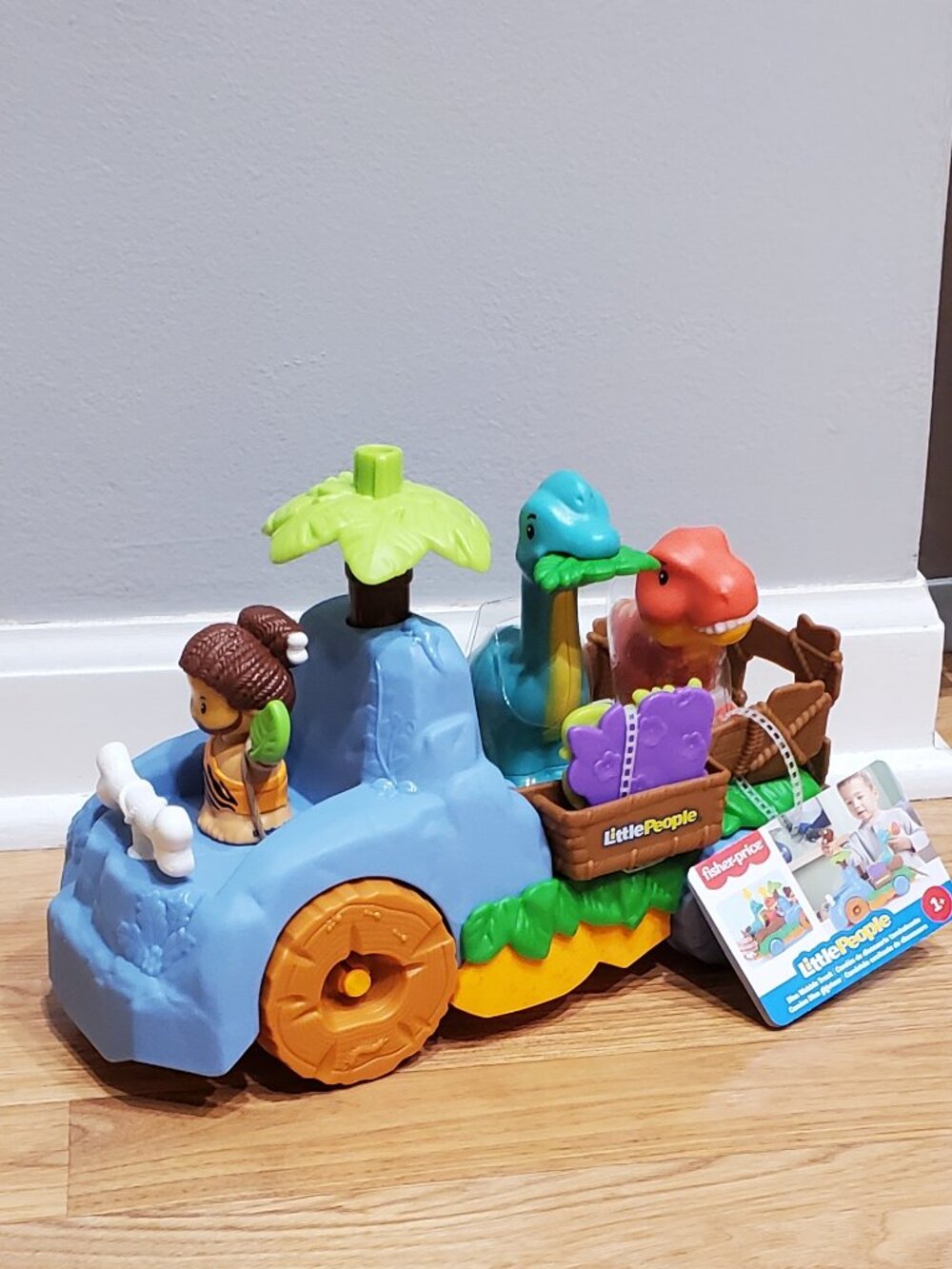 Dino Wobble Truck Float Little People 6-Piece Dinosaur Playset Brand NEW! HTF!